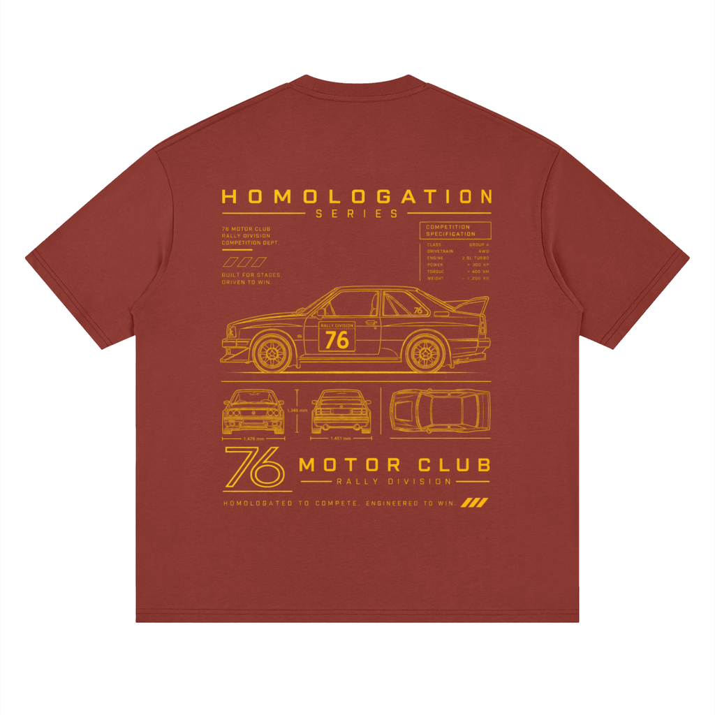 76 Rally Blueprint Tee by 76 Motor Club