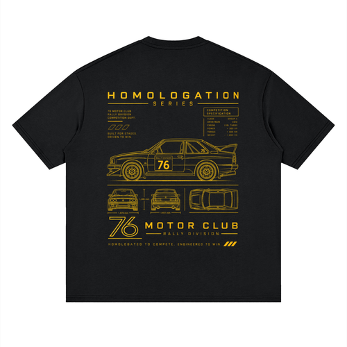 76 Rally Blueprint Tee by 76 Motor Club