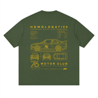76 Rally Blueprint Tee by 76 Motor Club