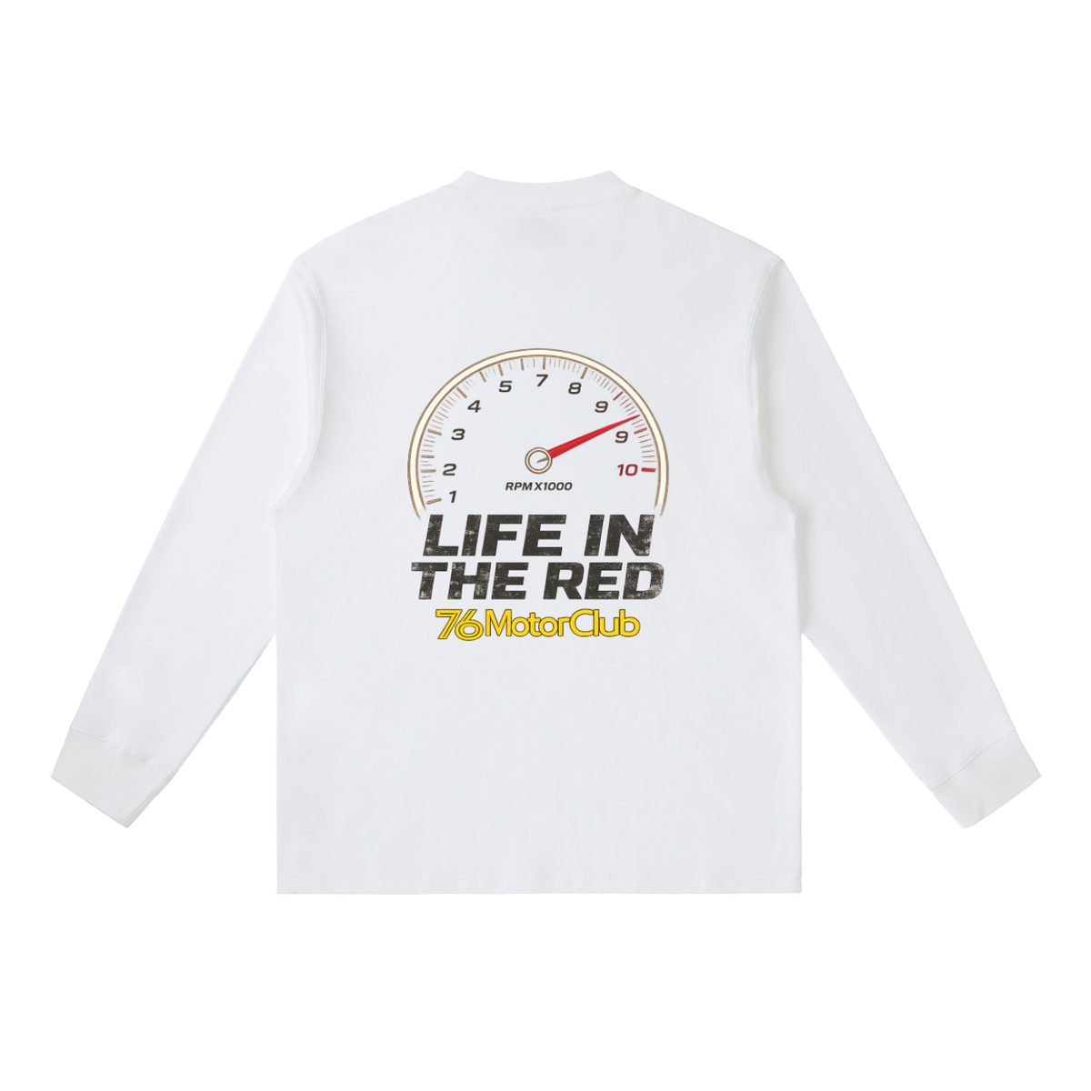 Life in the Red Long Sleeve Tee by 76 Motor Club