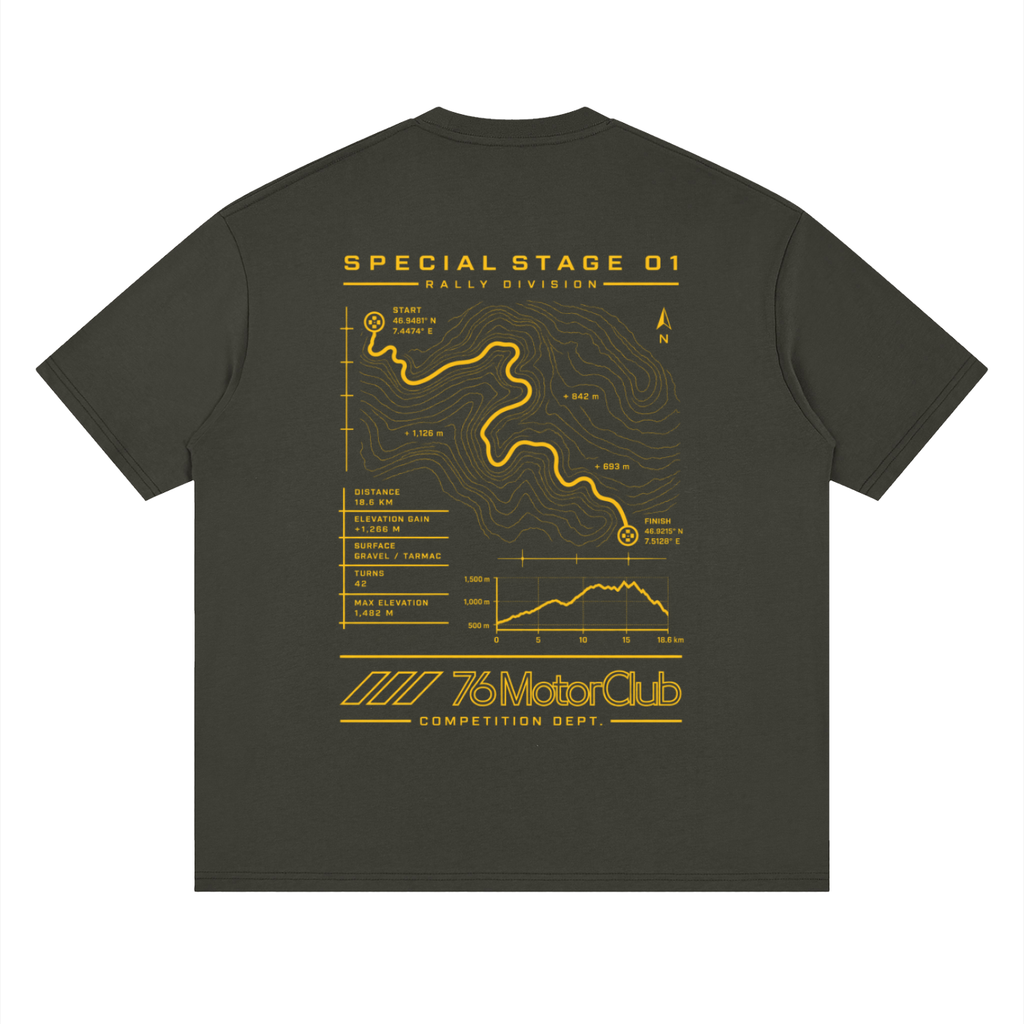 76 Rally Stage 1 Tee by 76 Motor Club