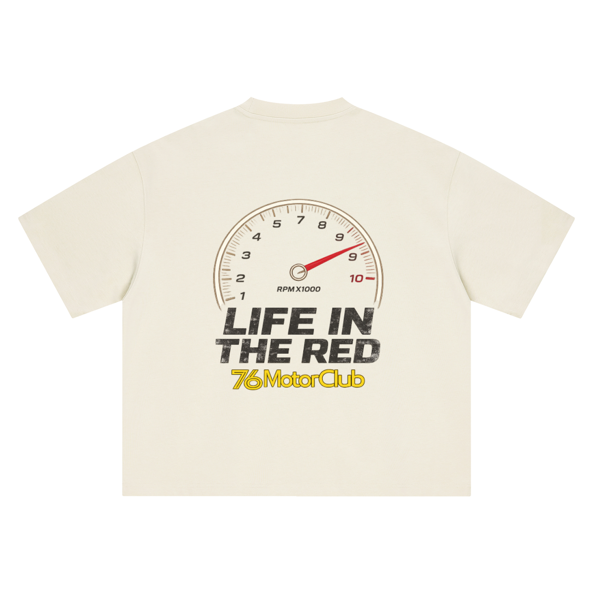 Life in the Red Tee by 76 Motor Club