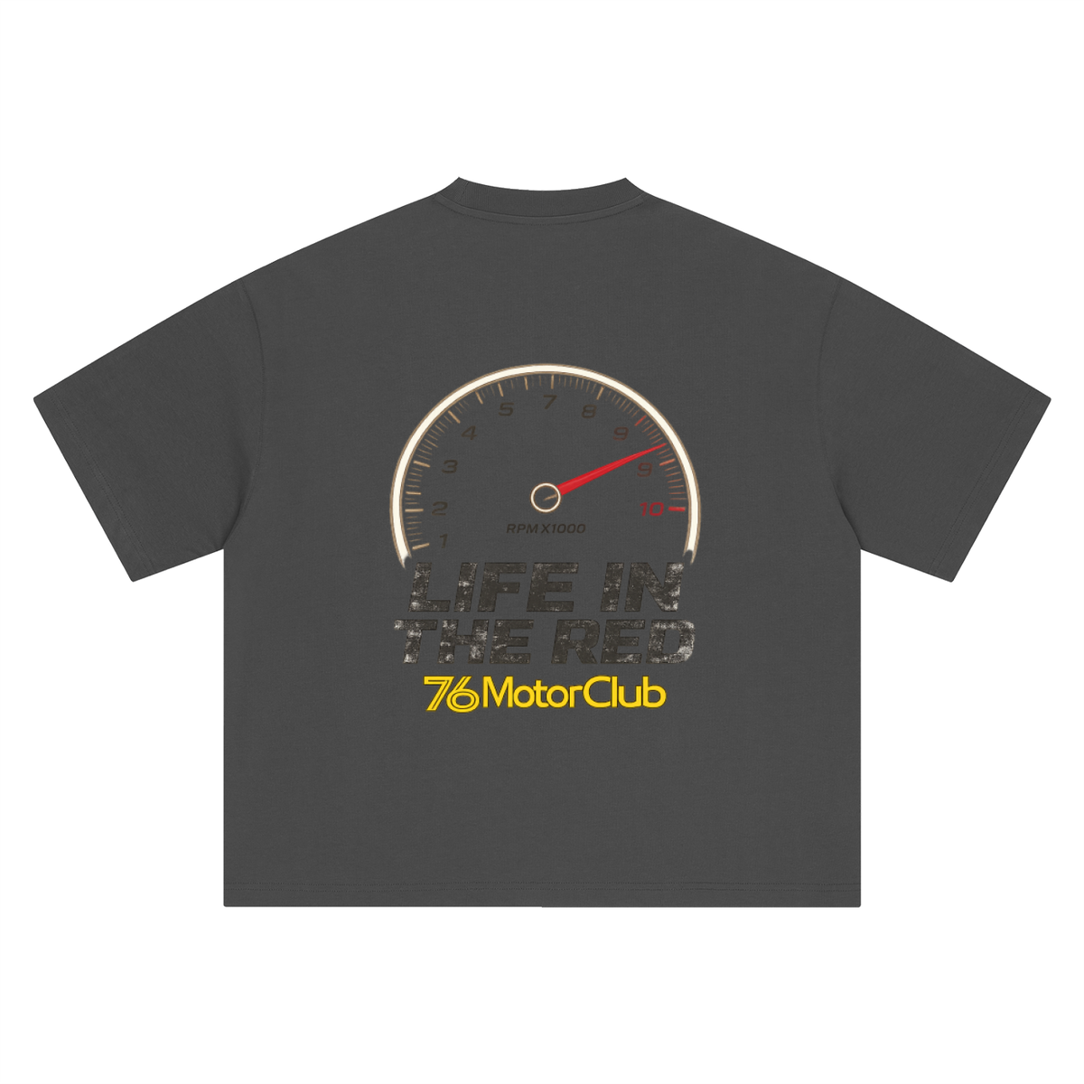Life in the Red Tee by 76 Motor Club