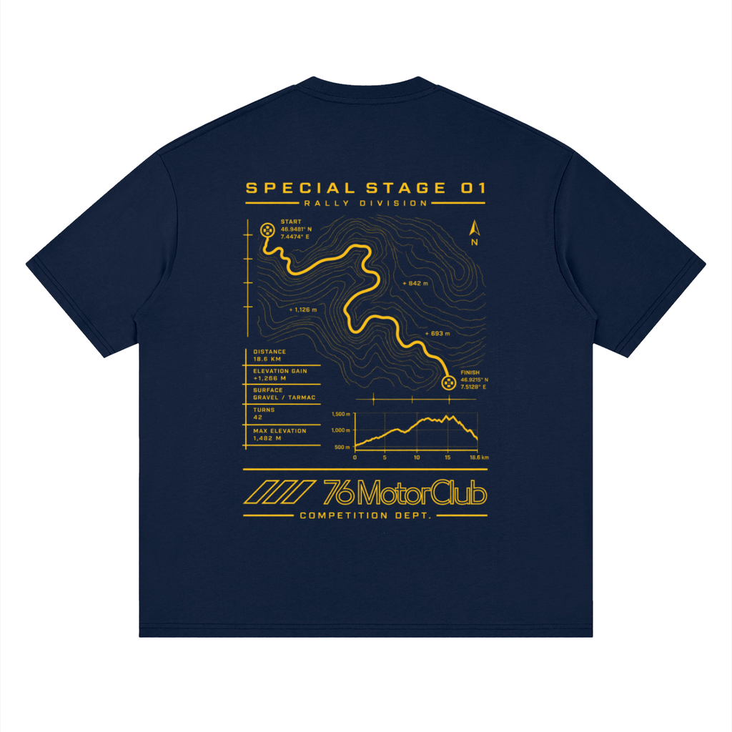 76 Rally Stage 1 Tee by 76 Motor Club