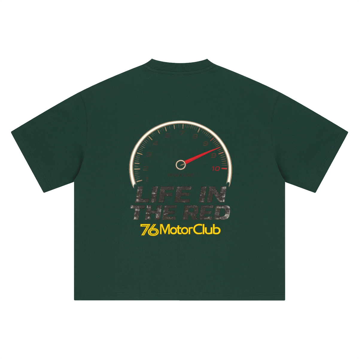 Life in the Red Tee by 76 Motor Club