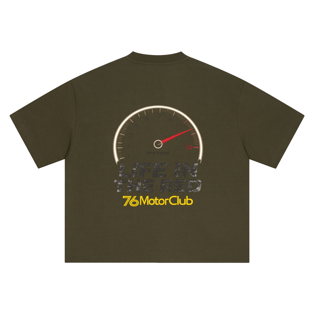 Life in the Red Tee by 76 Motor Club