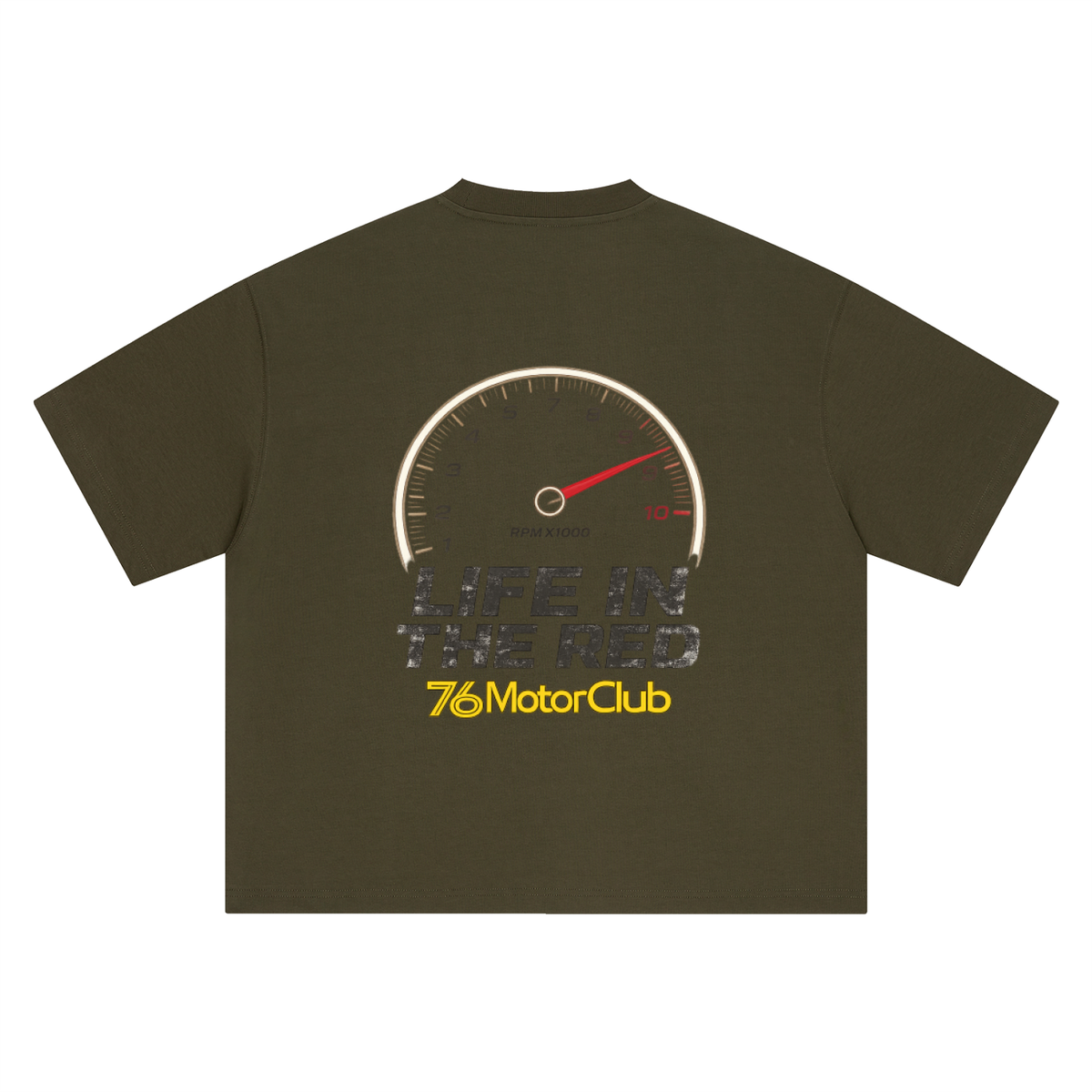 Life in the Red Tee by 76 Motor Club