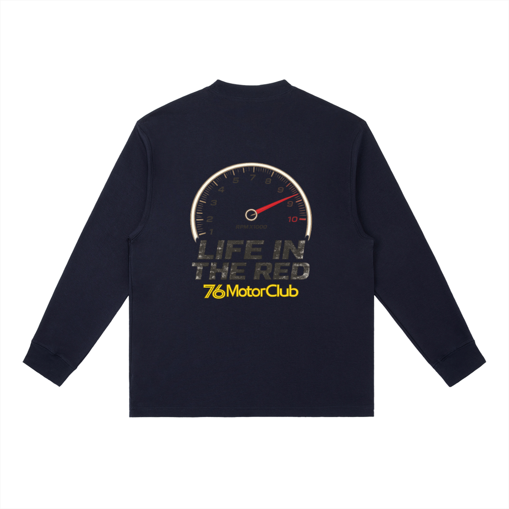 Life in the Red Long Sleeve Tee by 76 Motor Club