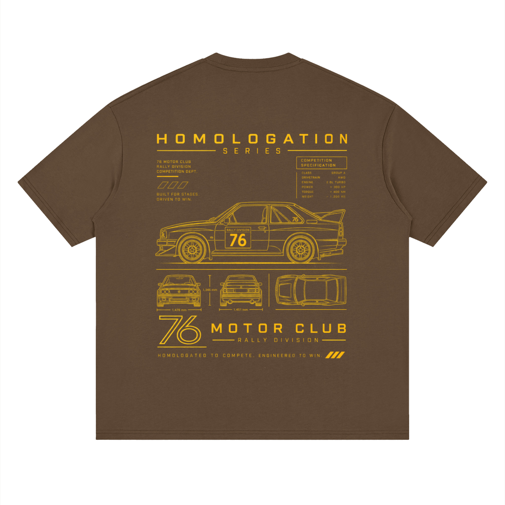 76 Rally Blueprint Tee by 76 Motor Club