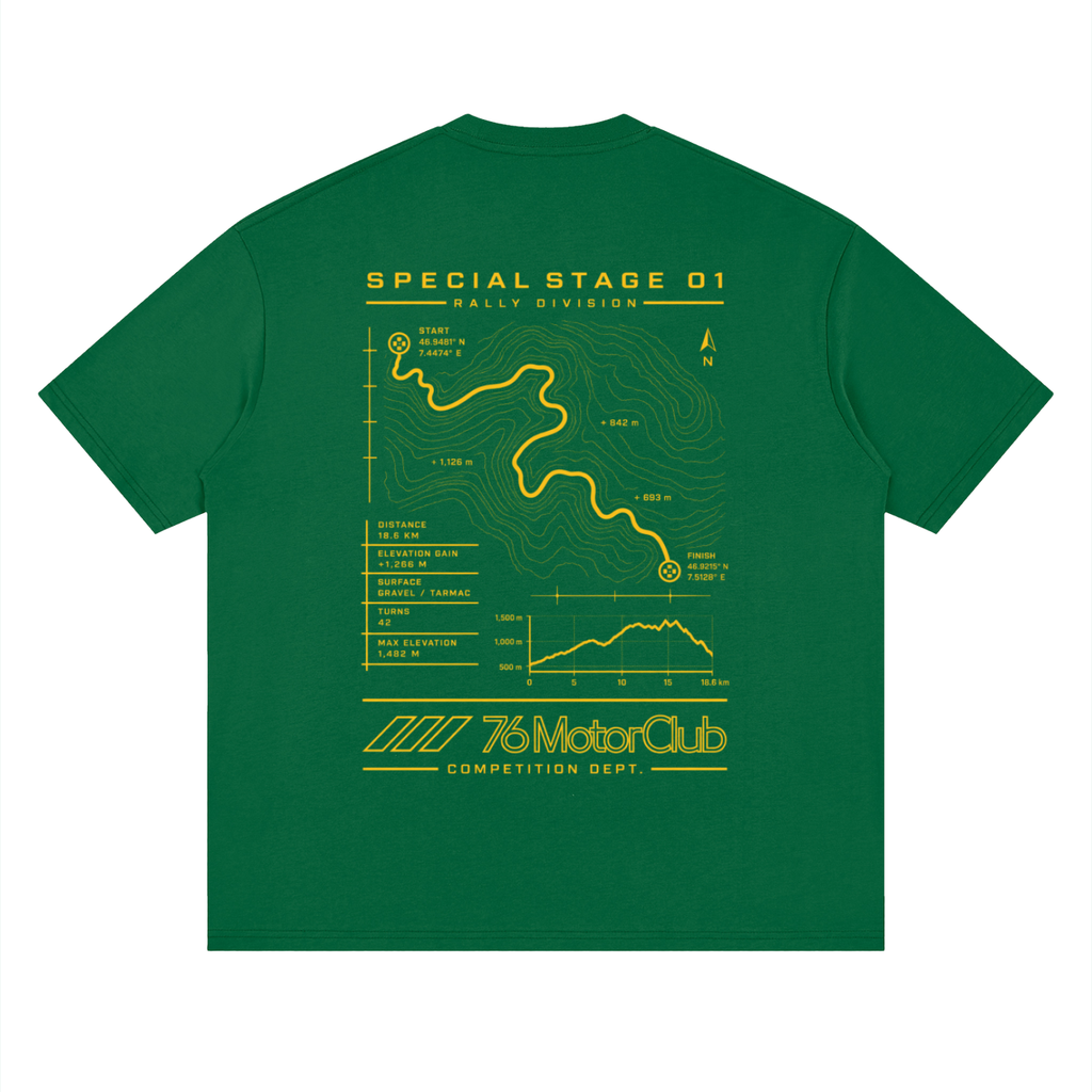 76 Rally Stage 1 Tee by 76 Motor Club