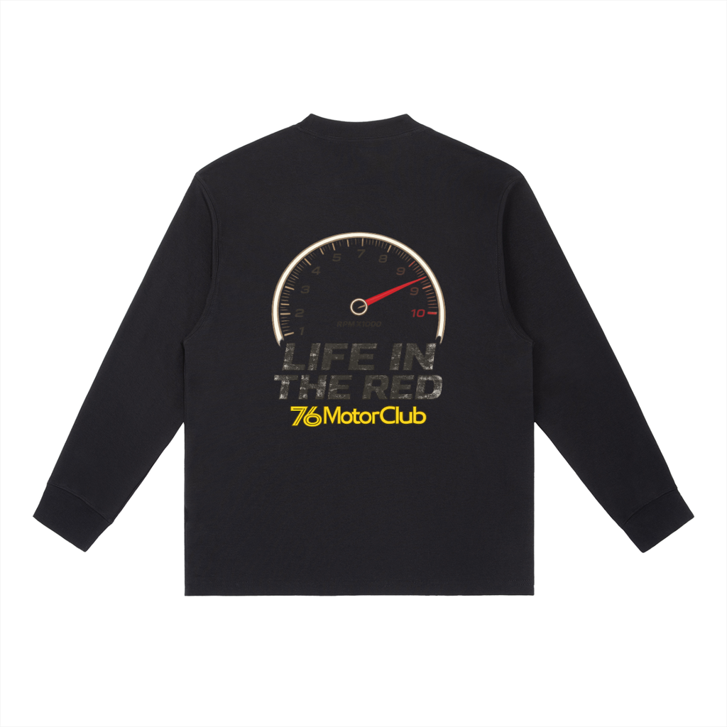 Life in the Red Long Sleeve Tee by 76 Motor Club