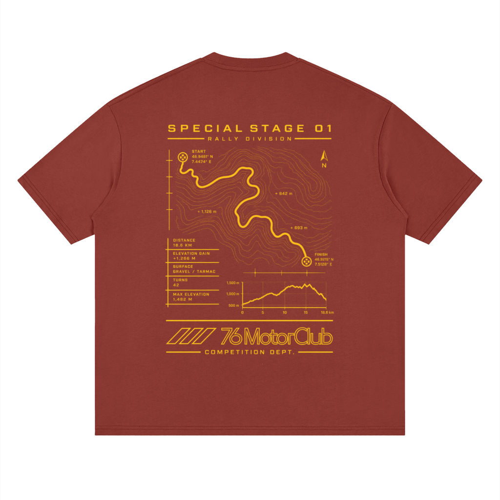 76 Rally Stage 1 Tee by 76 Motor Club