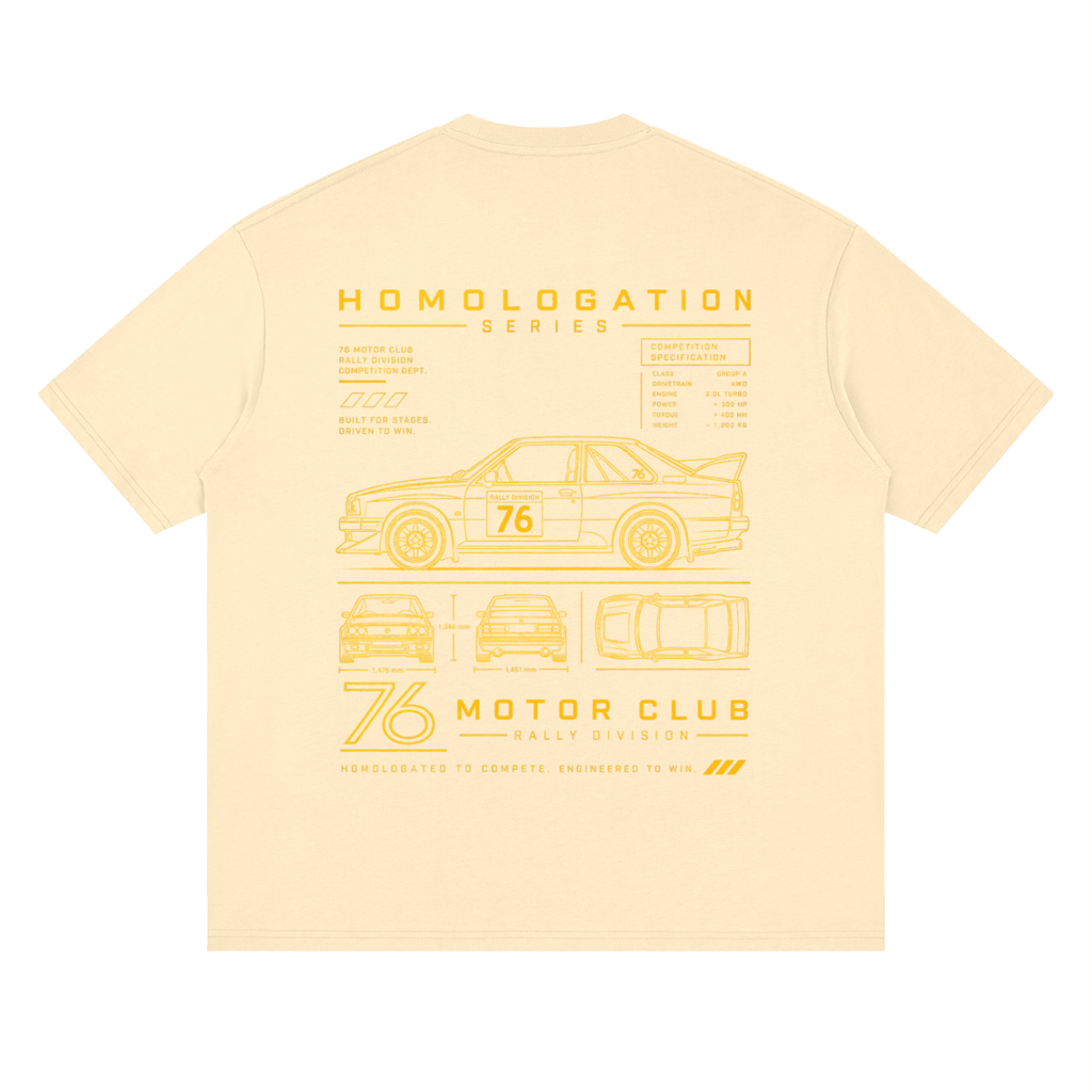 76 Rally Blueprint Tee by 76 Motor Club